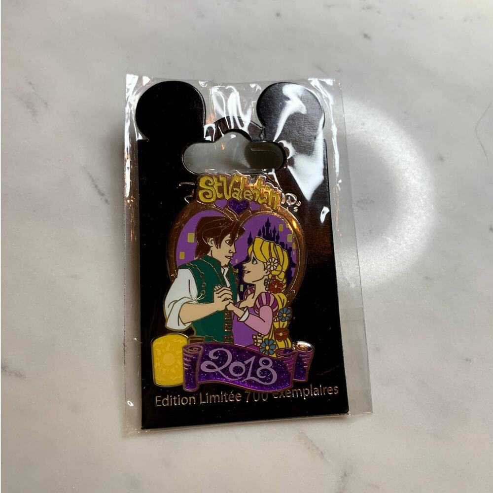 Rapunzel 2018 Limited Edition 700 Disney Trading Pin Paris Valentines Day